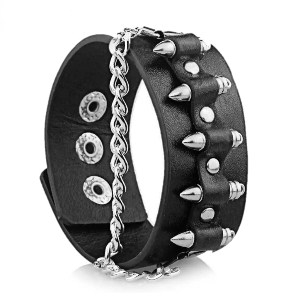 Браслет Патронташ з ланцюжком  (bpu-014)