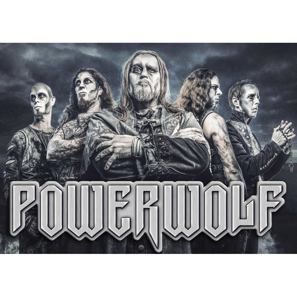 Плакат Powerwolf (band, silver logo)