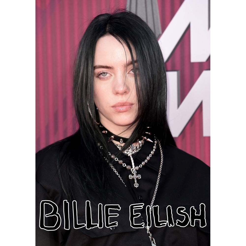 Плакат Billie Eilish (Black)