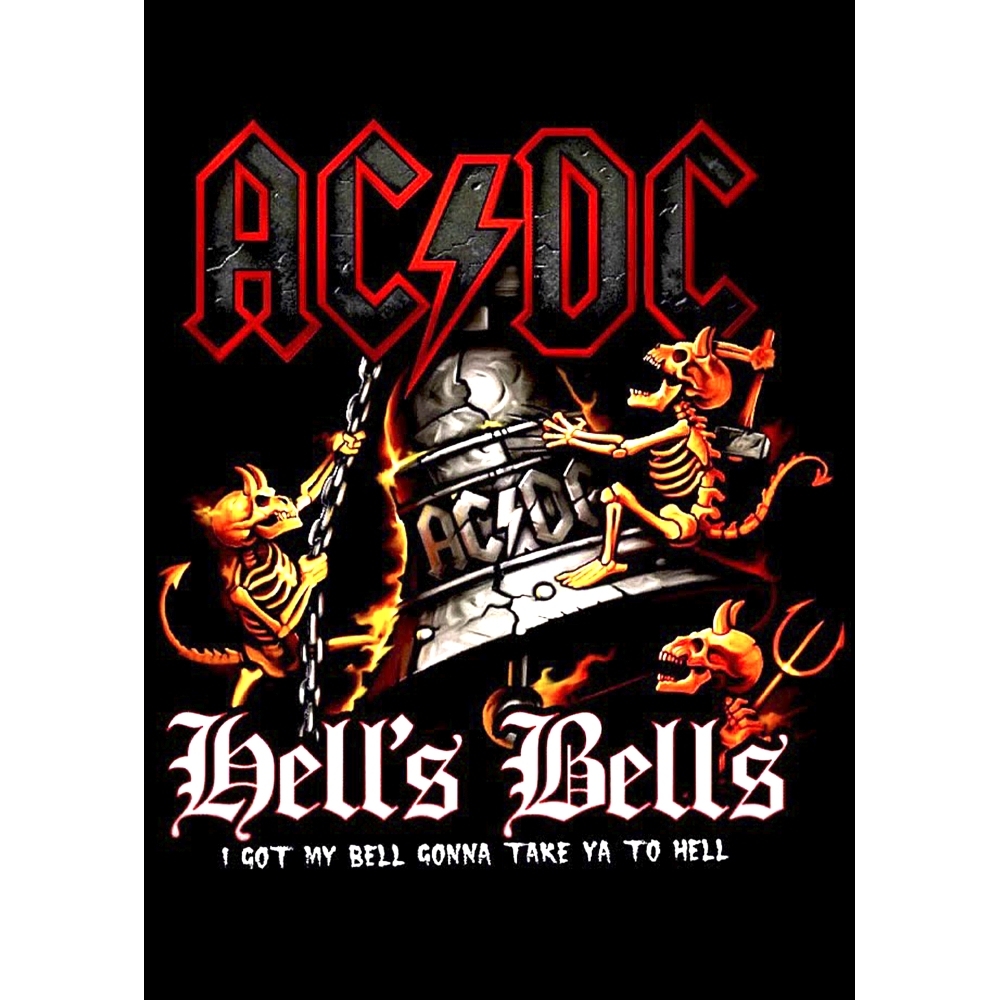 Плакат AC/DC "Hell's Bells"