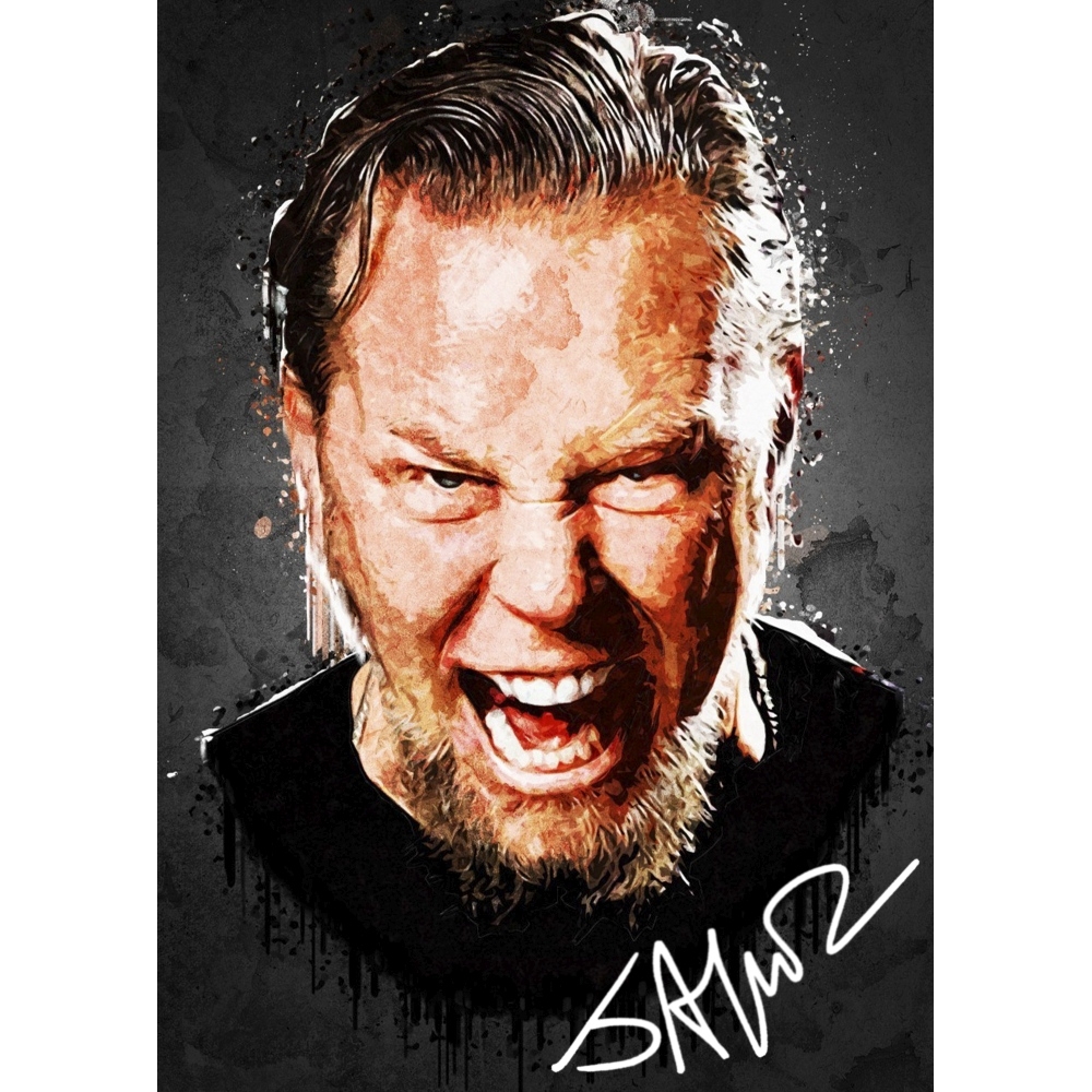 Плакат Metallica (James Art)