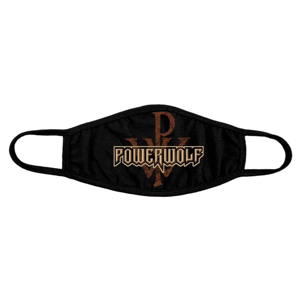 Маска многоразовая Powerwolf (лого) (rw)