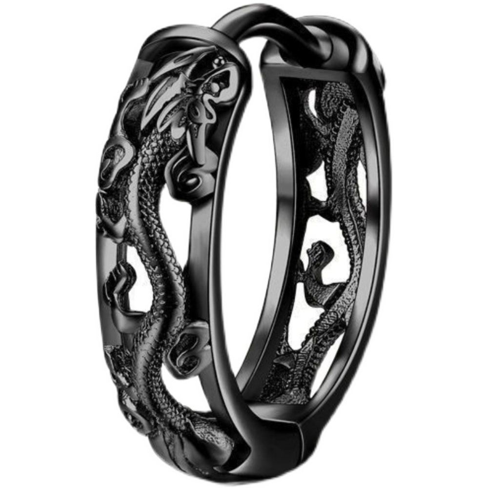 Сережка-кільце Дракон (chinese dragon) (ea-172)