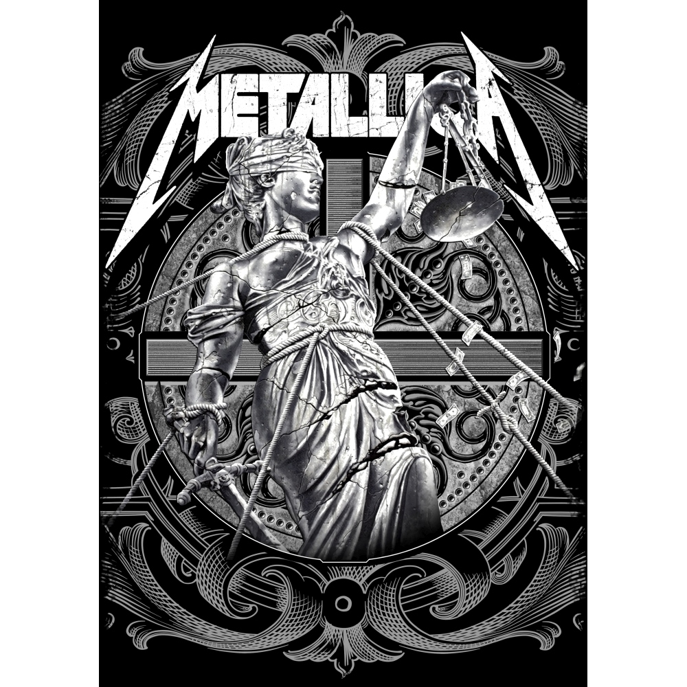 Плакат Metallica (Justice Black&White)