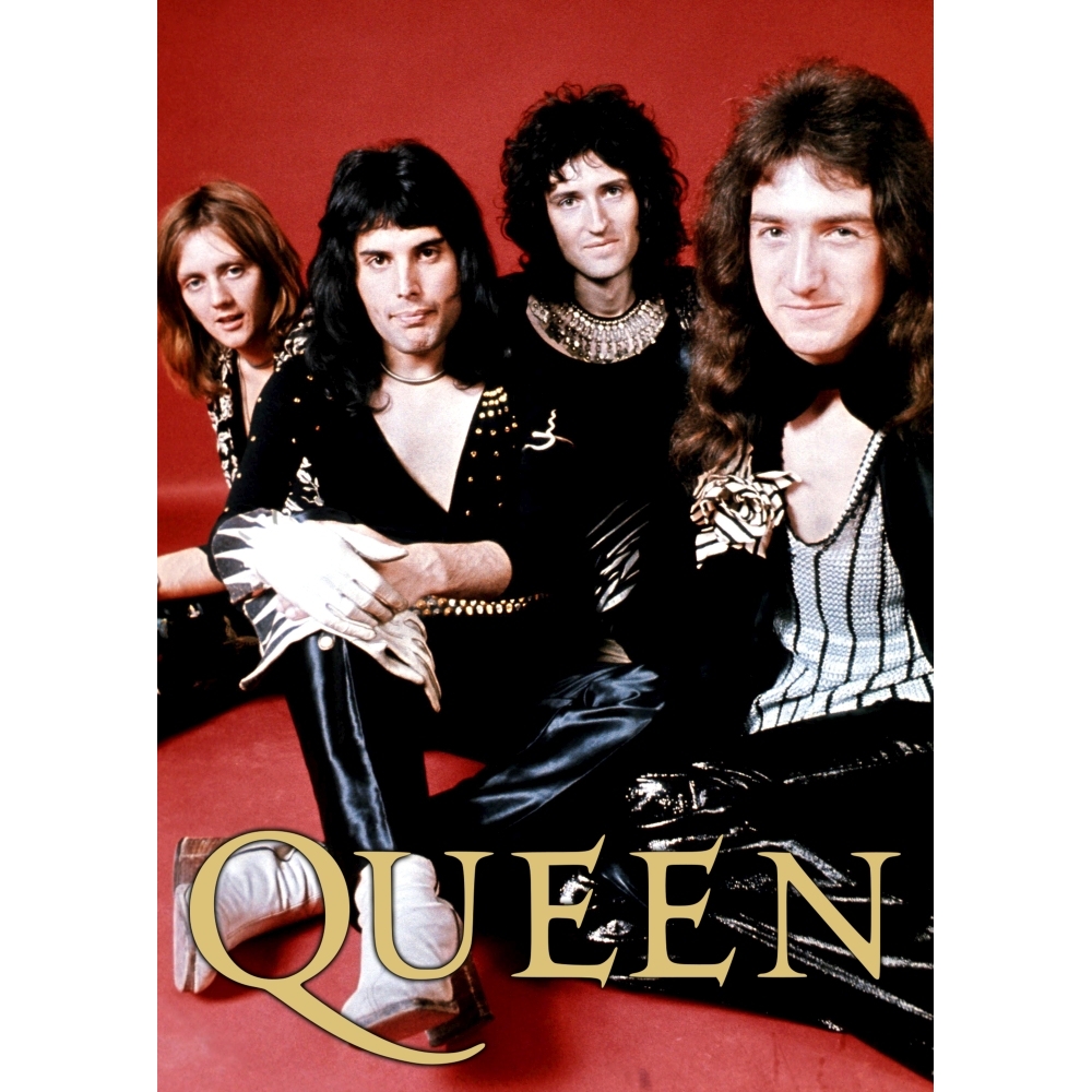 Плакат Queen (red background)