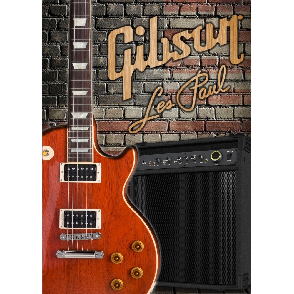 Плакат Gibson Les Paul