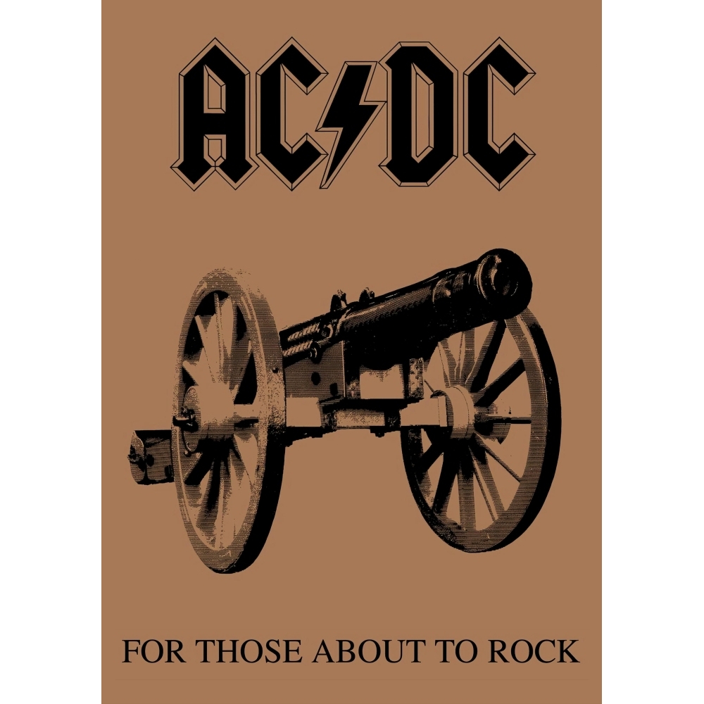 Плакат AC/DC "For Those About To Rock" Плакат AC/DC "For Those About To Rock"