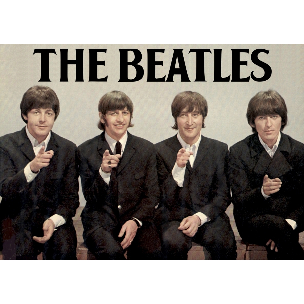 Плакат The Beatles (band colored)