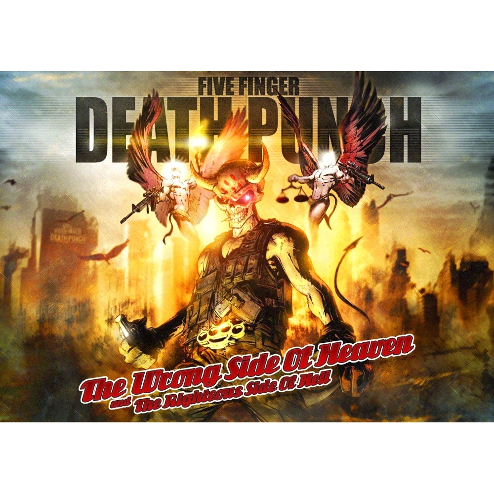 Плакат Five Finger Death Punch "The Wrong Side of Heaven"