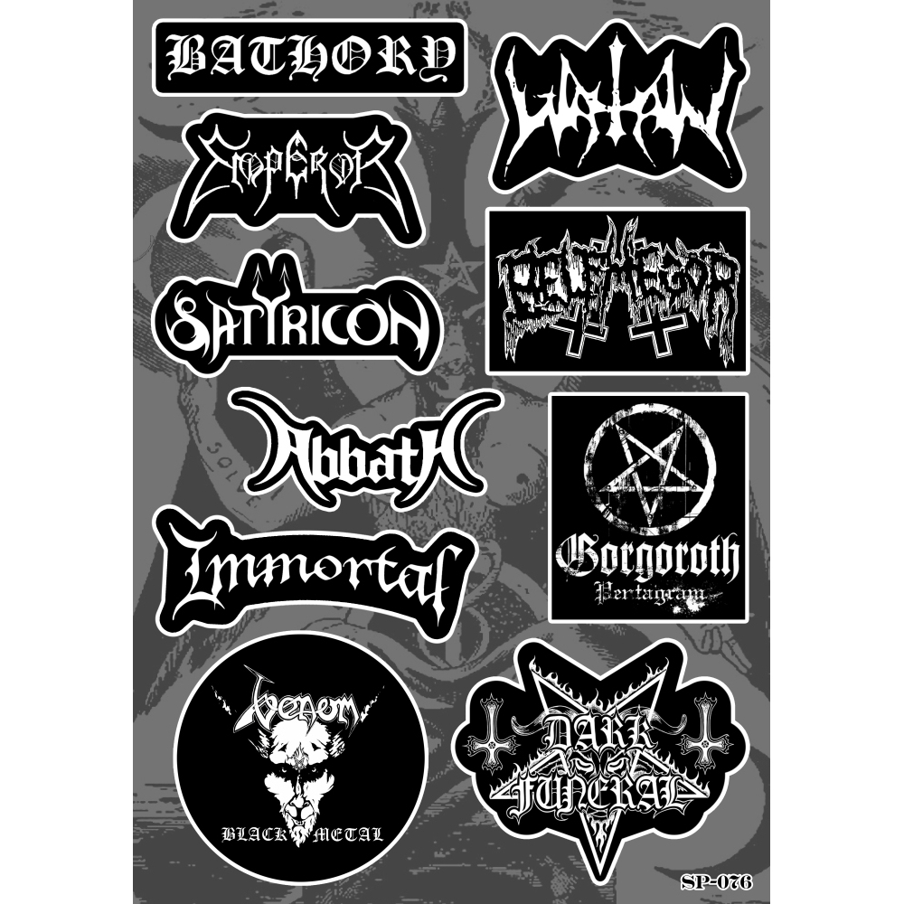 Стикерпак Black Metal SP-076