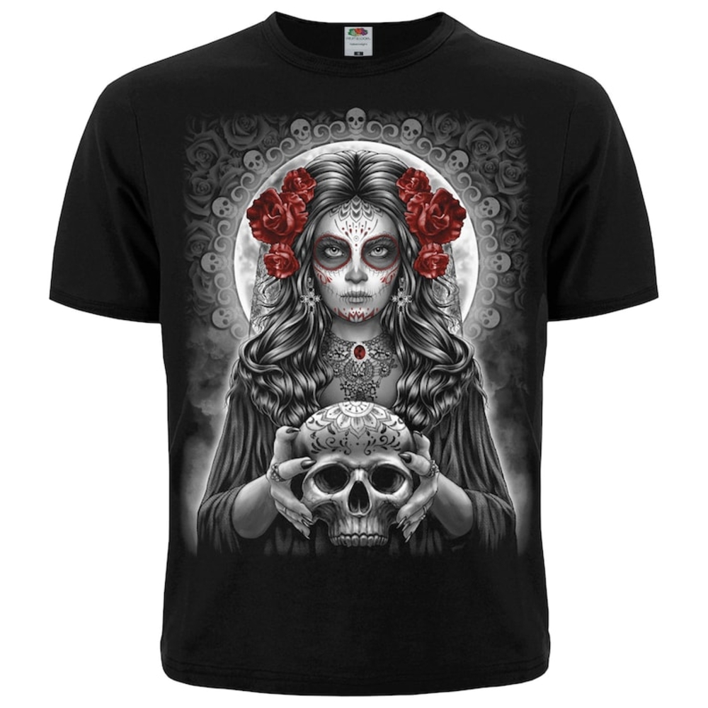 Футболка Muerte (skull and roses) Футболка Muerte (skull and roses)