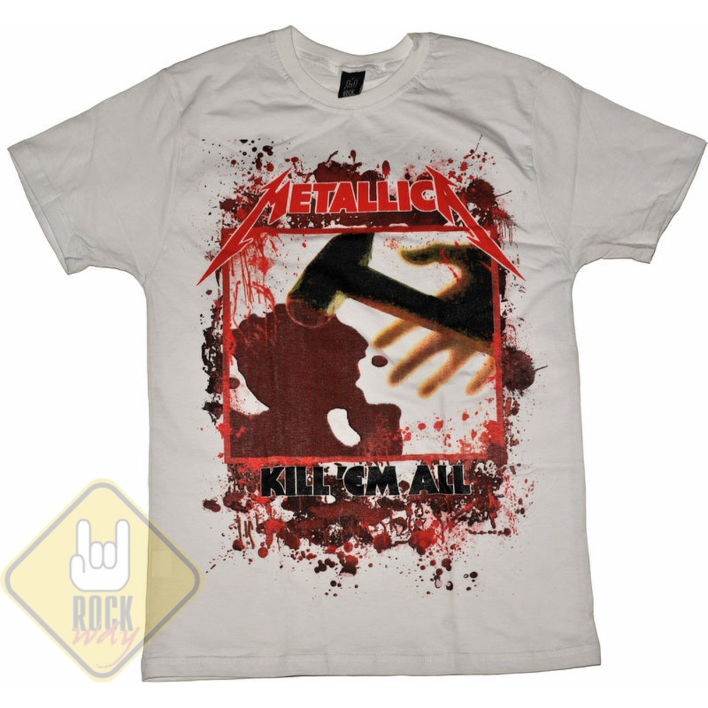 Біла футболка Metallica "Kill’em All"