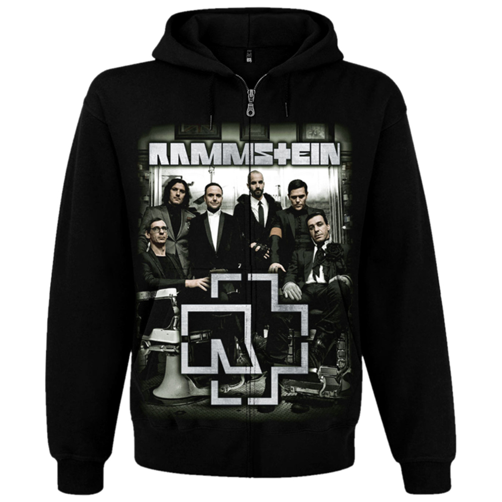 Худі Rammstein (photo band with logo) на блискавці