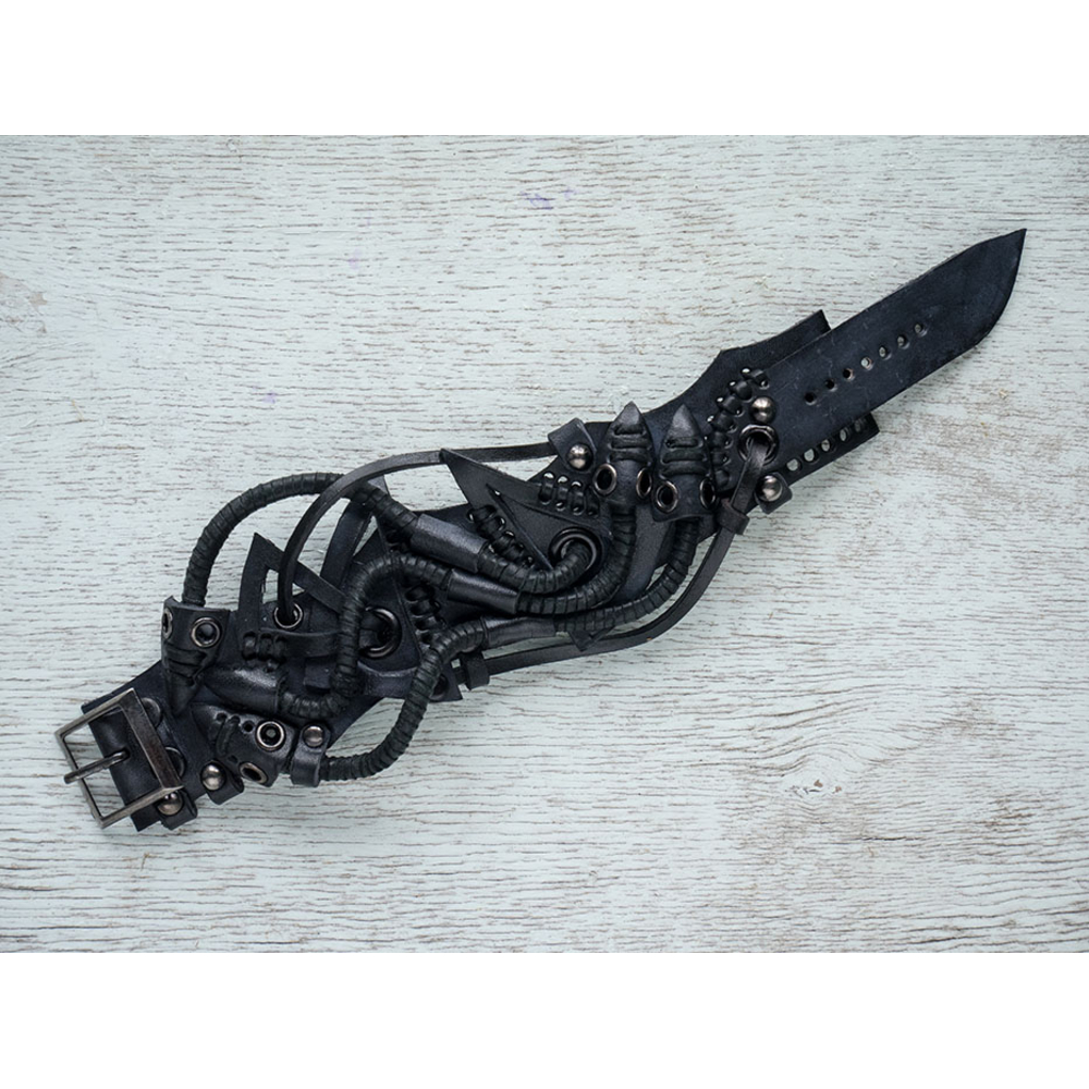 Браслет Стимпанк черный (bsp-2) Браслет Стимпанк черный (bsp-2)