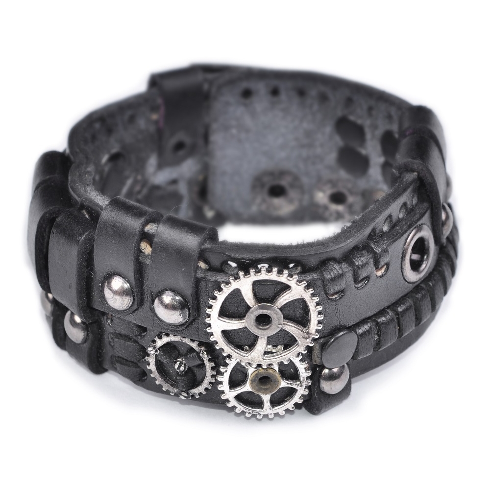 Браслет Стимпанк черный (bsp-31)