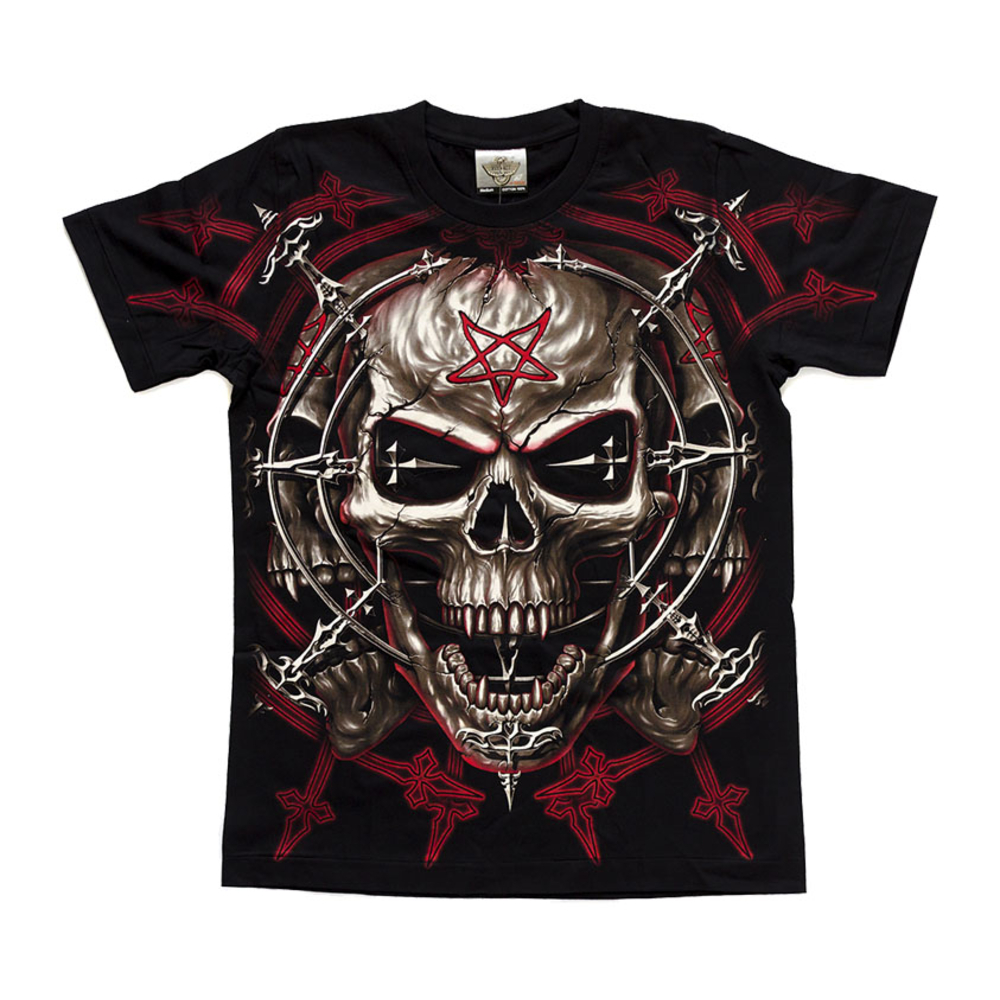 Футболка Череп с пентаграммой Футболка Череп с пентаграммой