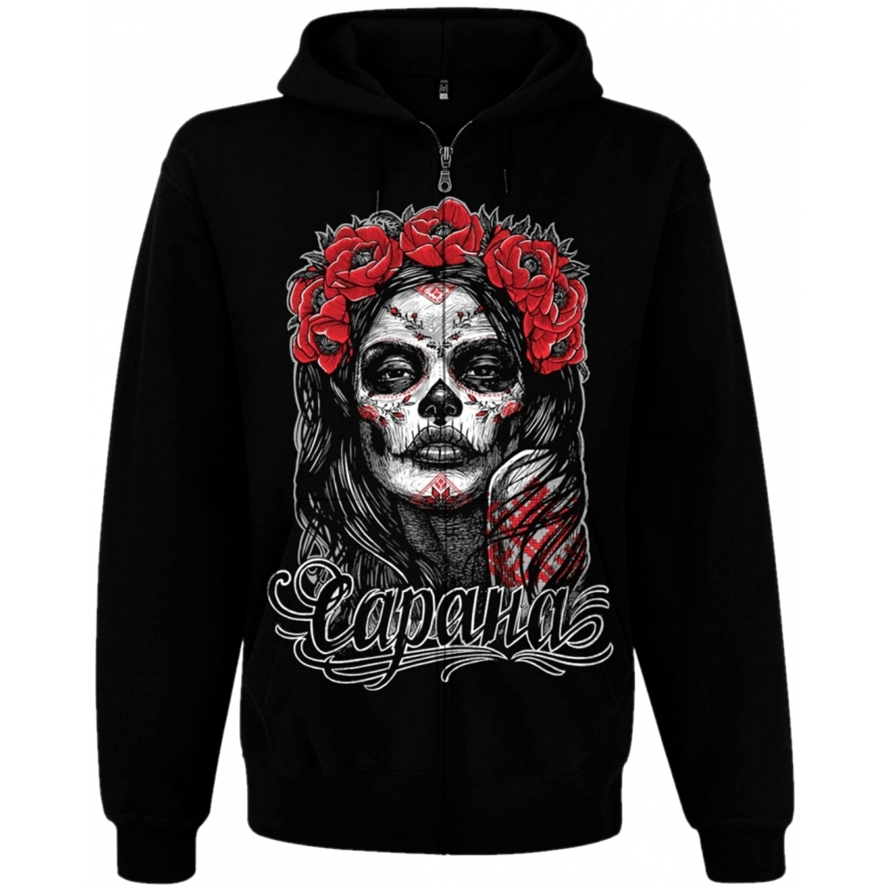 Худі Сарана - Muerte (black) на блискавці Худі Сарана - Muerte (black) на блискавці