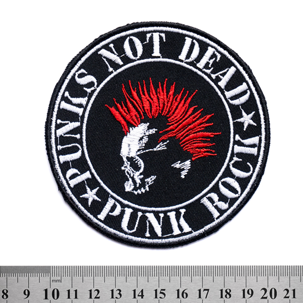 Нашивка Punk's Not Dead - Punk Rock