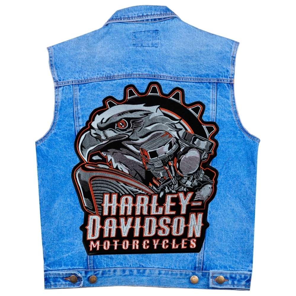 Нашивка наспинная Harley-Davidson (шестеренка)