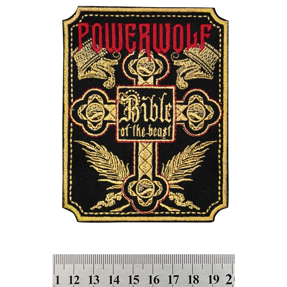 Нашивка Powerwolf "Bible of the Beast"