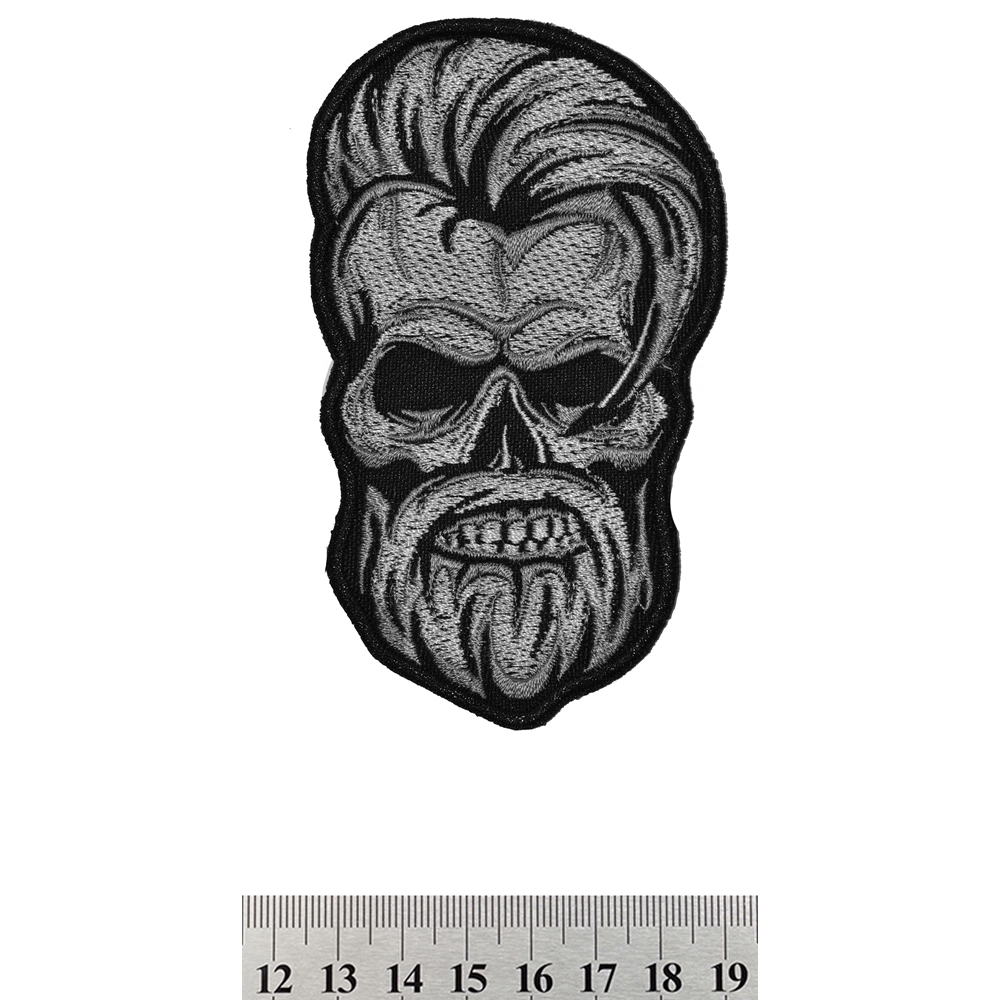 Нашивка Bearded skull