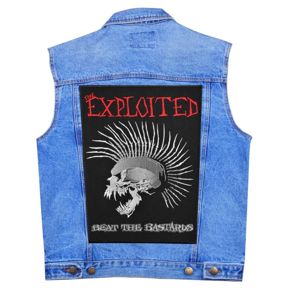 Нашивка наспинная The Exploited "Beat The Bastards"