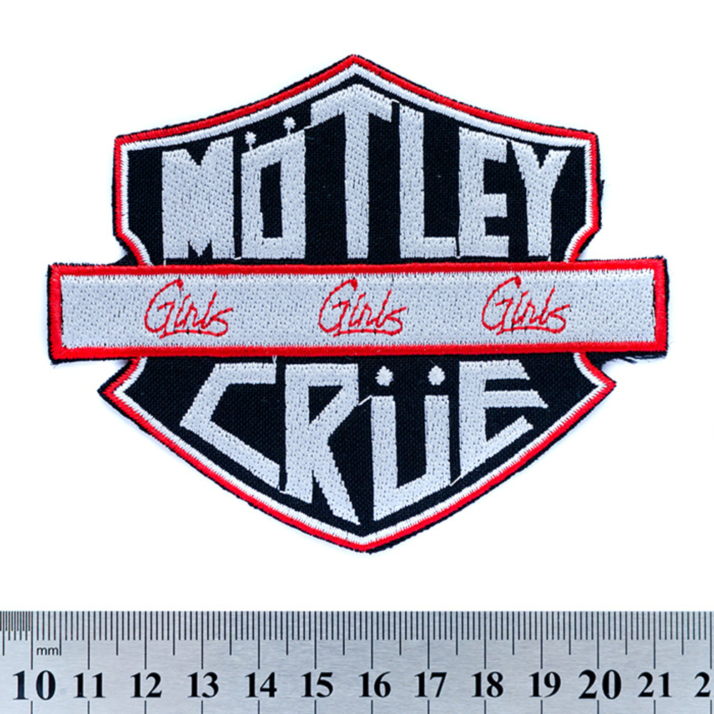 Нашивка Motley Crue (black)