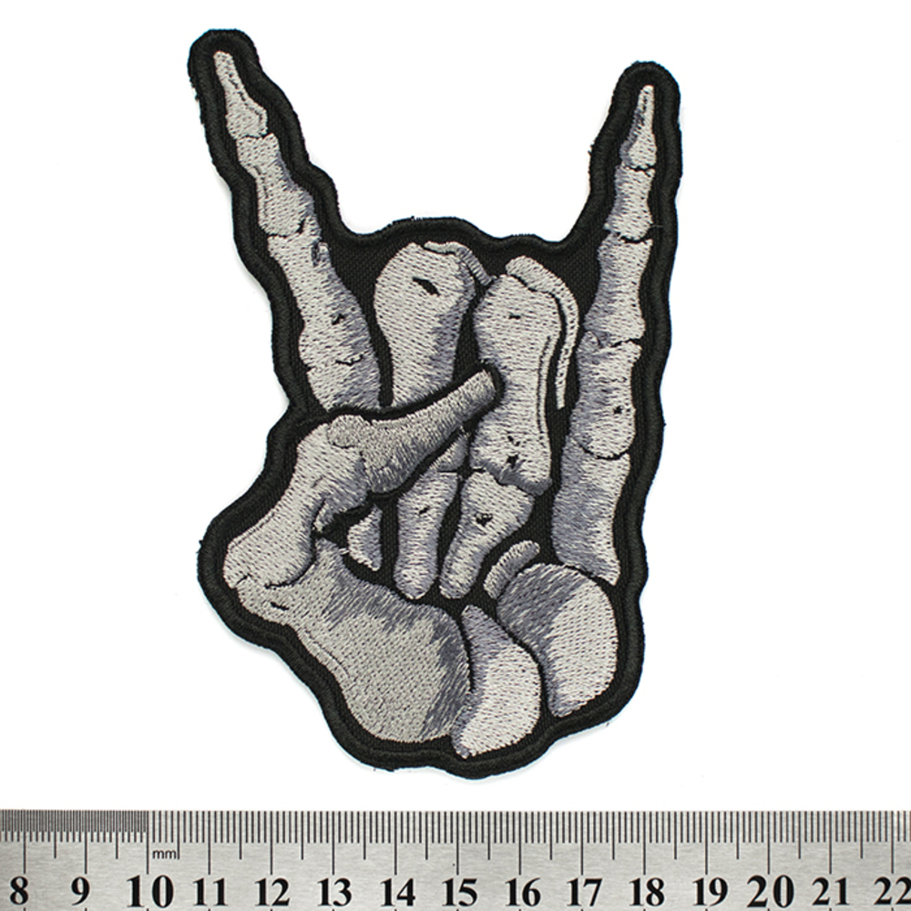 Нашивка Skeleton Sign of the Horns (коза)