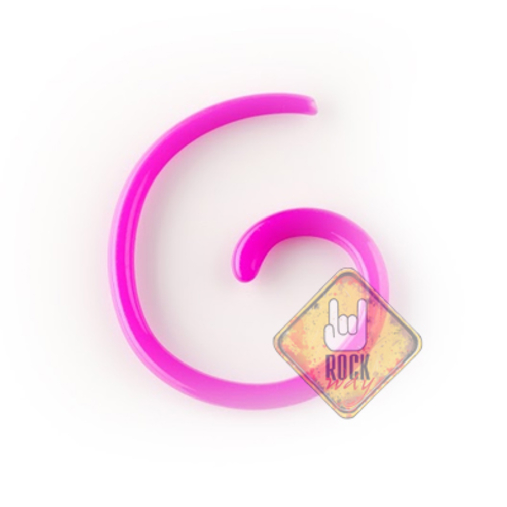 Расширитель (спираль, акрил, цвет фиолетовый) (ex-044–ex-049)