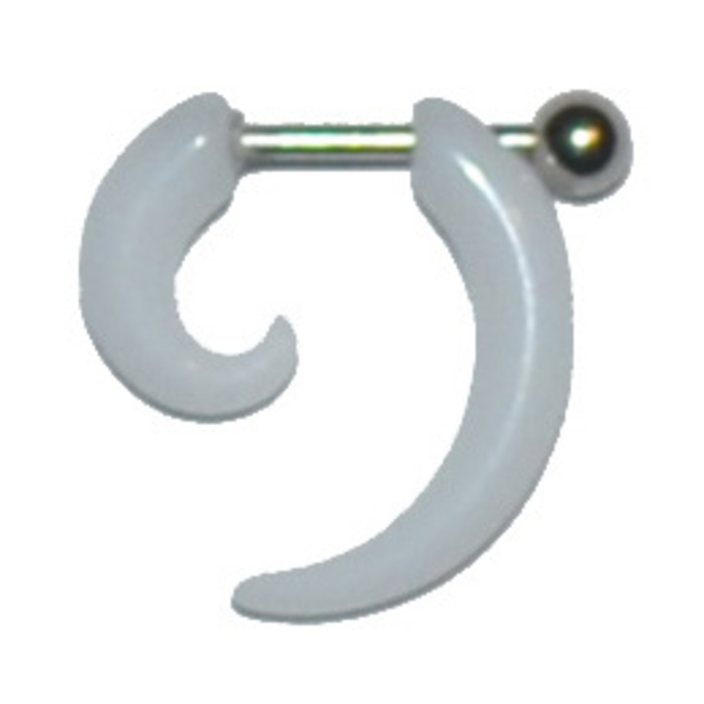 Спираль-обманка (акрил, белый) Спираль-обманка (акрил, белый)