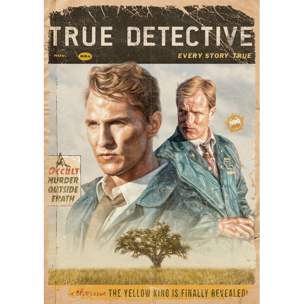Плакат True Detective (Настоящий Детектив) Плакат True Detective (Настоящий Детектив)