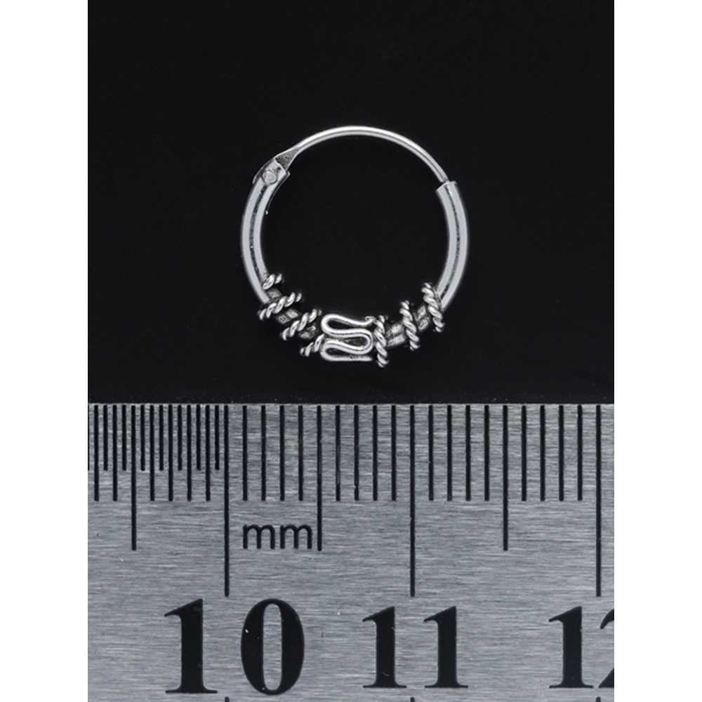 Серьга, кольцо с узором (eas-017)