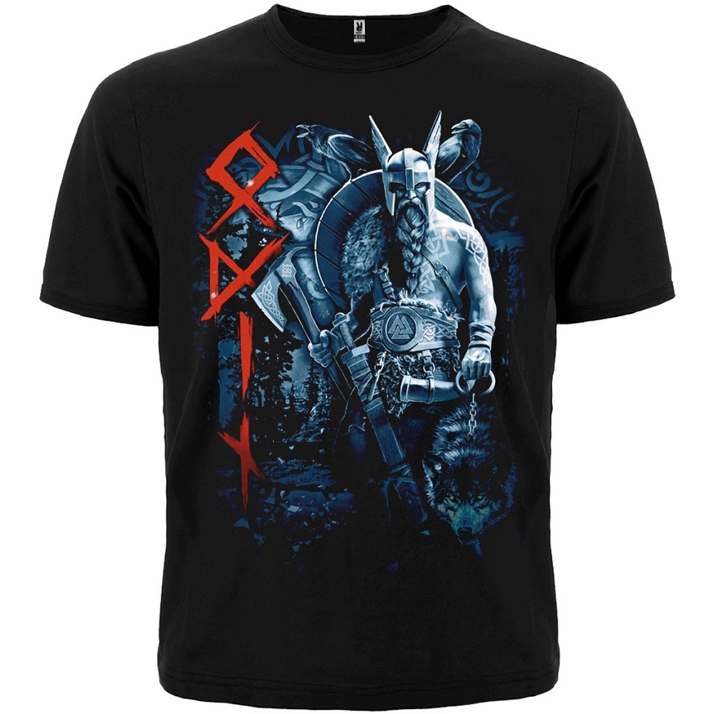 Футболка Odin (рунический круг)