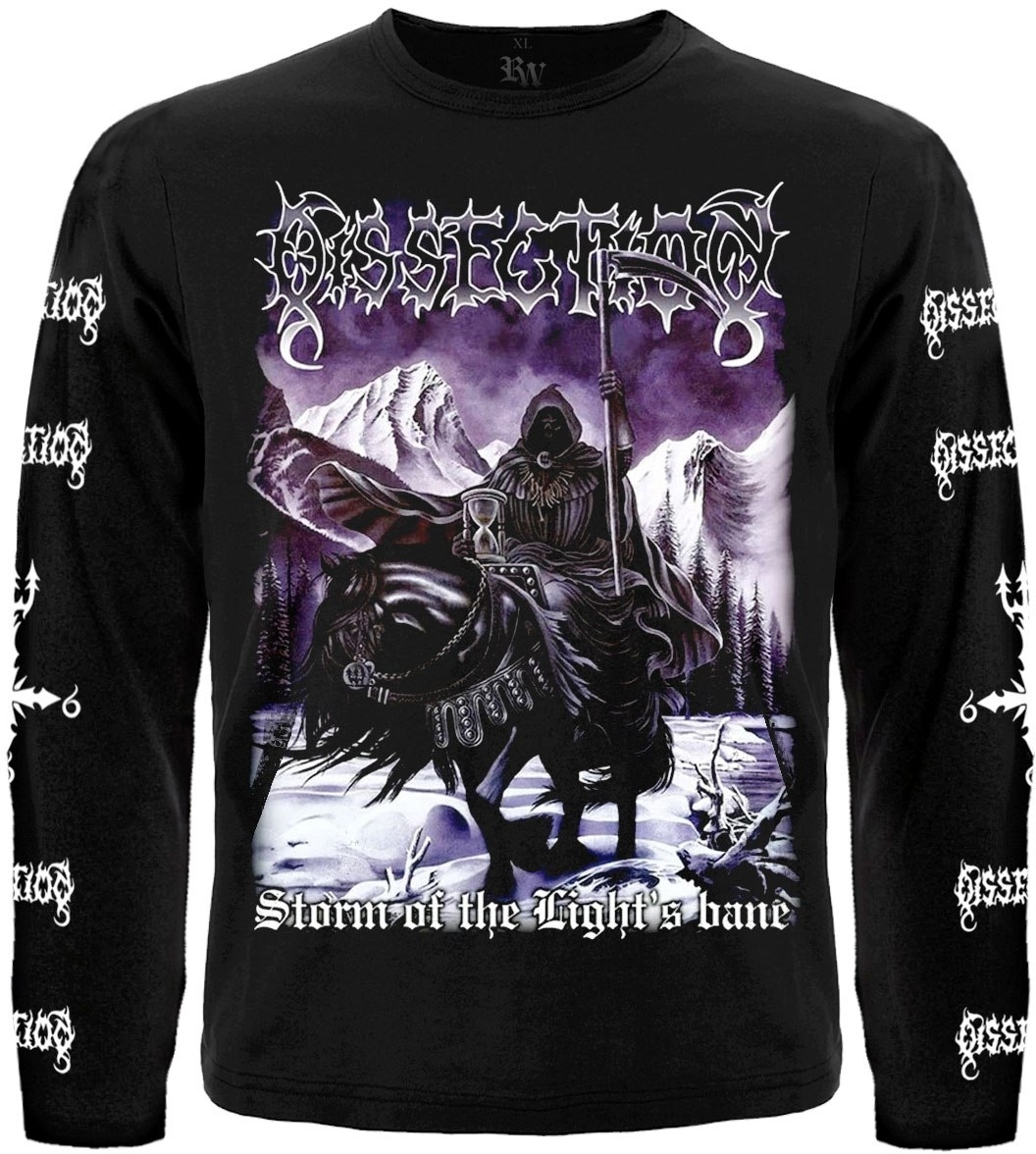 Футболка з довгим рукавом Dissection "Storm of the Light’s Bane" (з друком на рукавах) Футболка з довгим рукавом Dissection "Storm of the Light’s Bane" (з друком на рукавах)