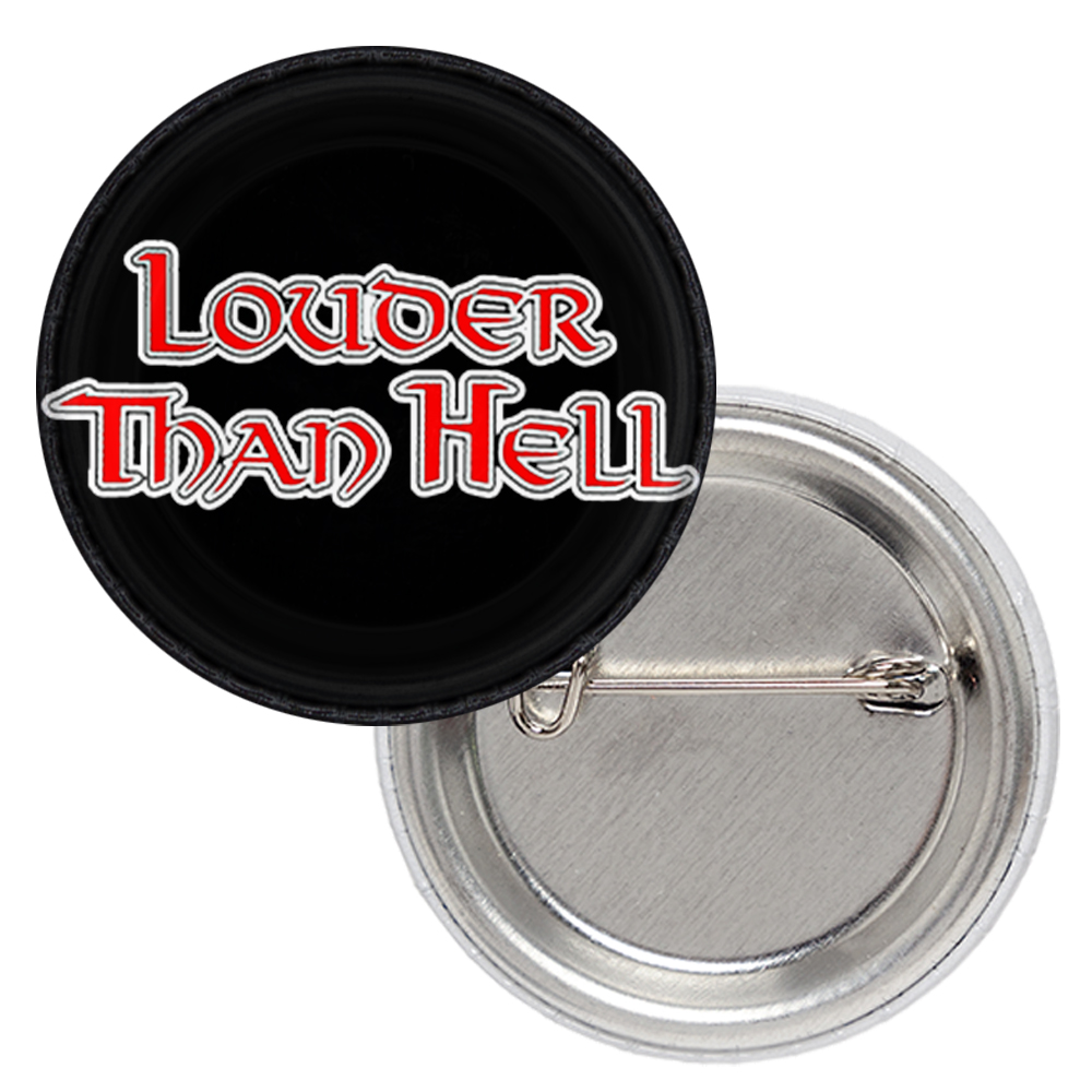 Значок Manowar "Louder Than Hell"