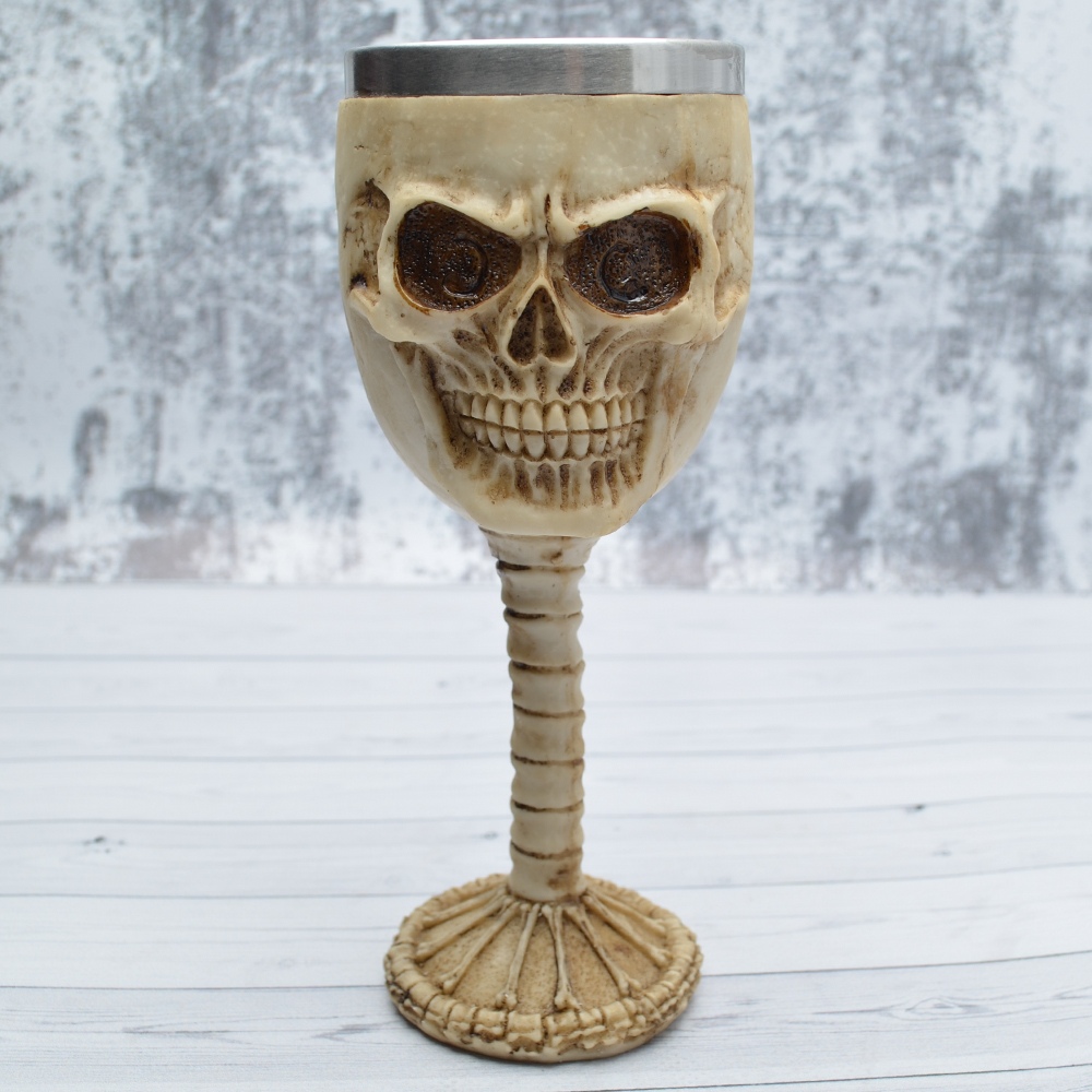 Подарочный Бокал Череп 3D кубок 180 мл (cub-003)