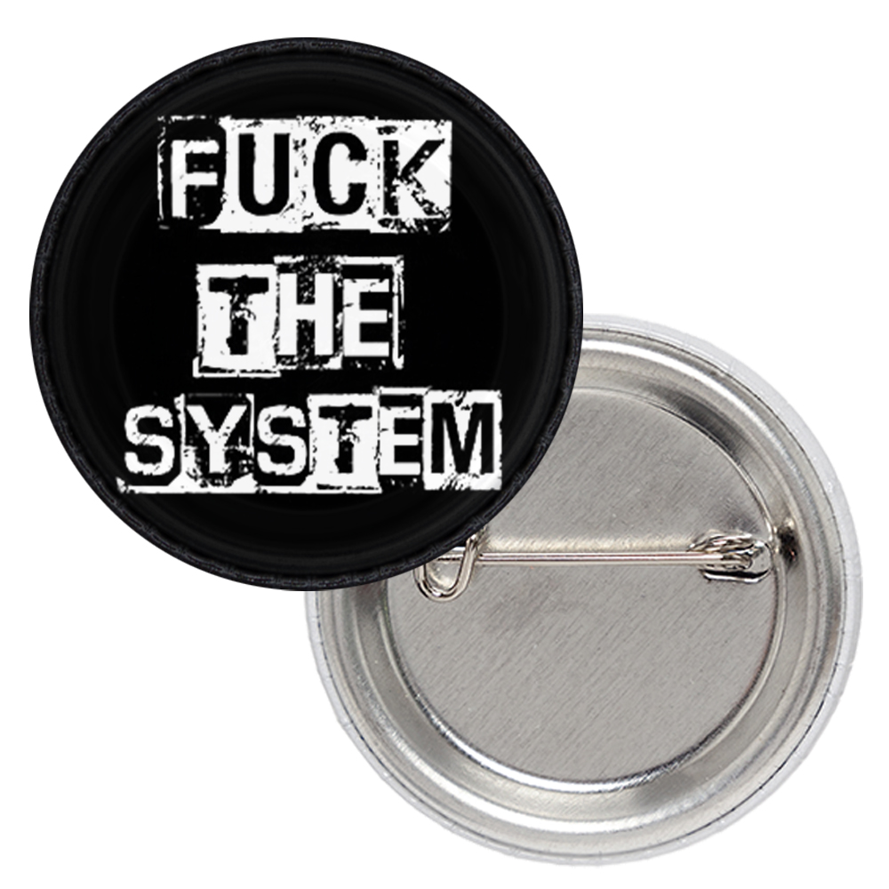 Значок Fuck The System (anonymous) Значок Fuck The System (anonymous)