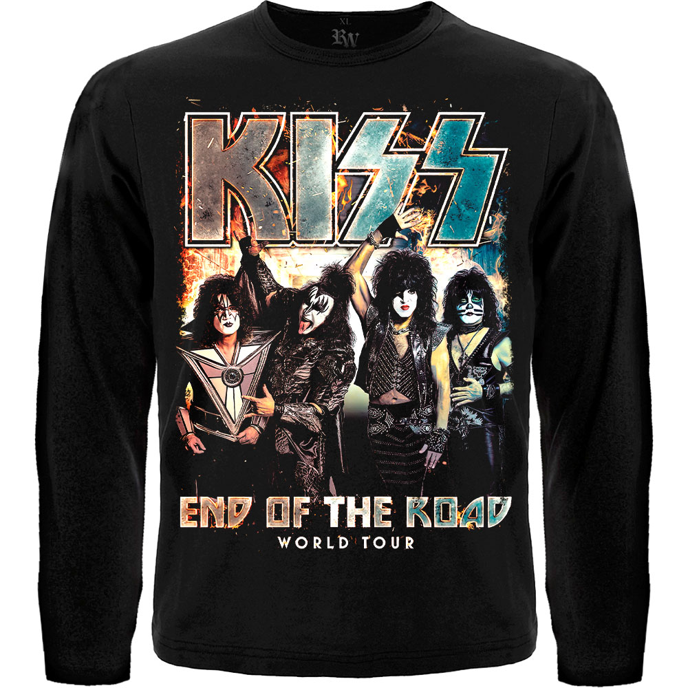 Лонгслив Kiss "End of the Road" (world tour)