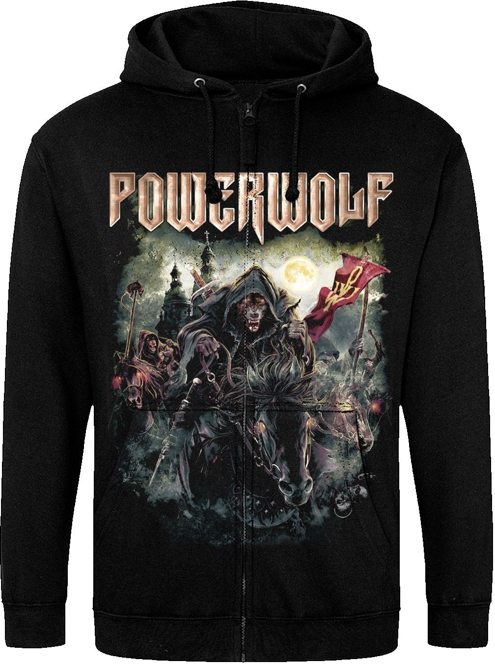 Худі на блискавці Just Hoods - Powerwolf "The Metal Mass"