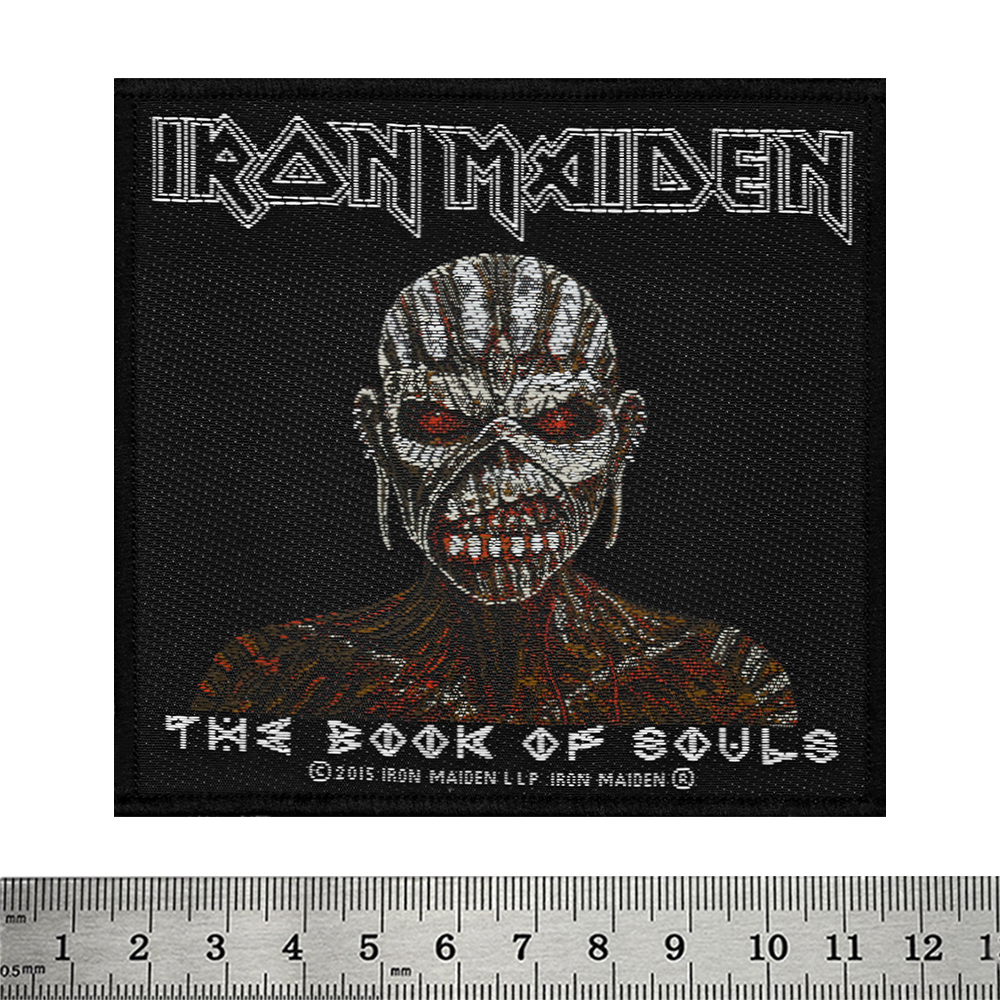 Нашивка ткана Iron Maiden "The Book Of Souls" в блістері (ofpb-029)