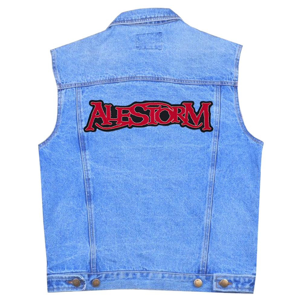 Нашивка термо Alestorm (red logo) наспинна (thps-016)