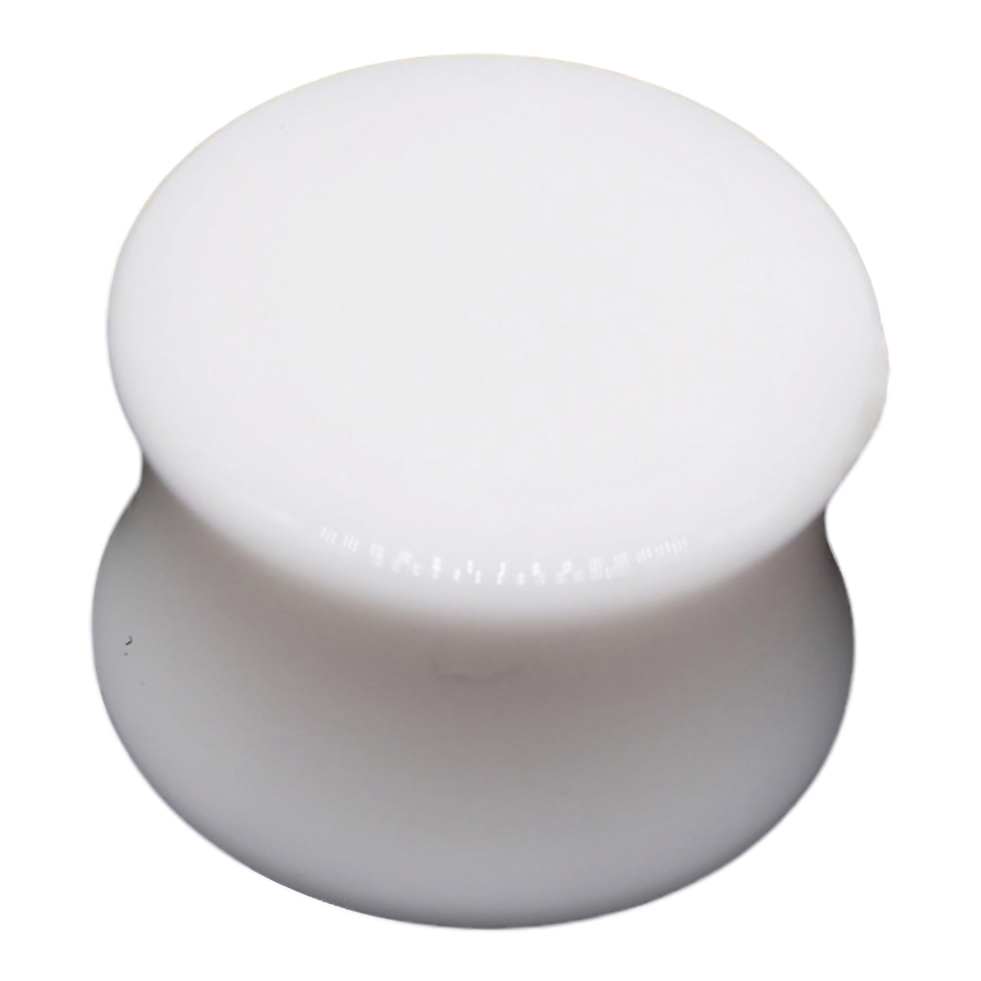 Плаг (акрил, колір білий, 20мм) (p-002-1)