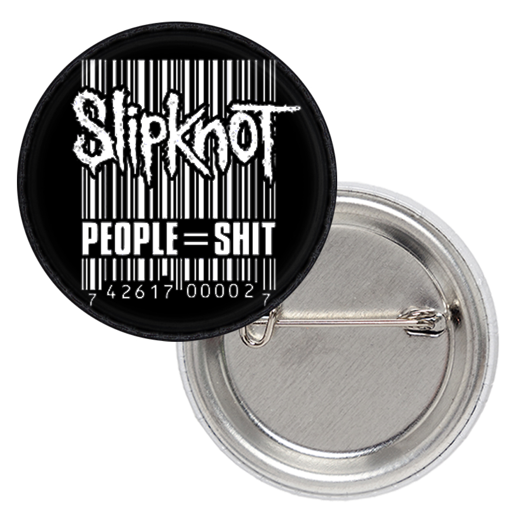 Значок Slipknot "People=Shit"
