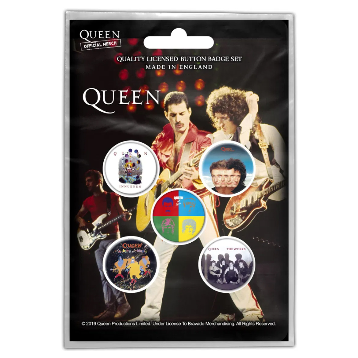 Подарунковий набір значків QUEEN - LATER ALBUMS (iol-068) Подарунковий набір значків QUEEN - LATER ALBUMS (iol-068)