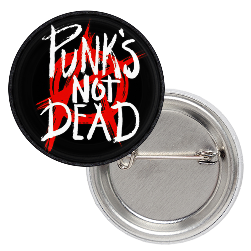 Значок Punk’s Not Dead (anarchy) Значок Punk’s Not Dead (anarchy)