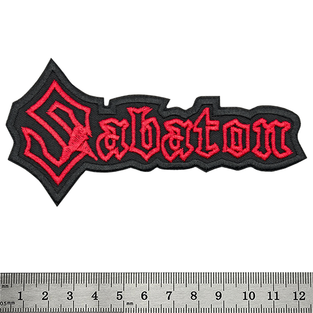 Нашивка термо Sabaton (red logo) (stp-093)