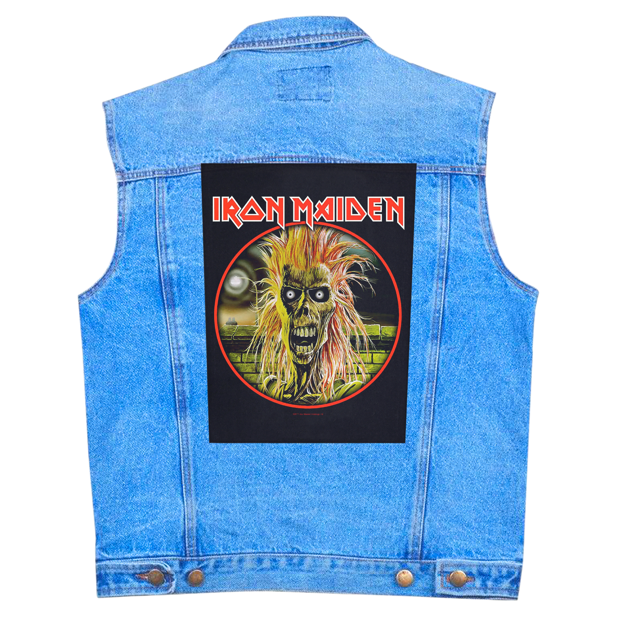 Нашивка наспинна катана IRON MAIDEN - IRON MAIDEN (olbp-122)