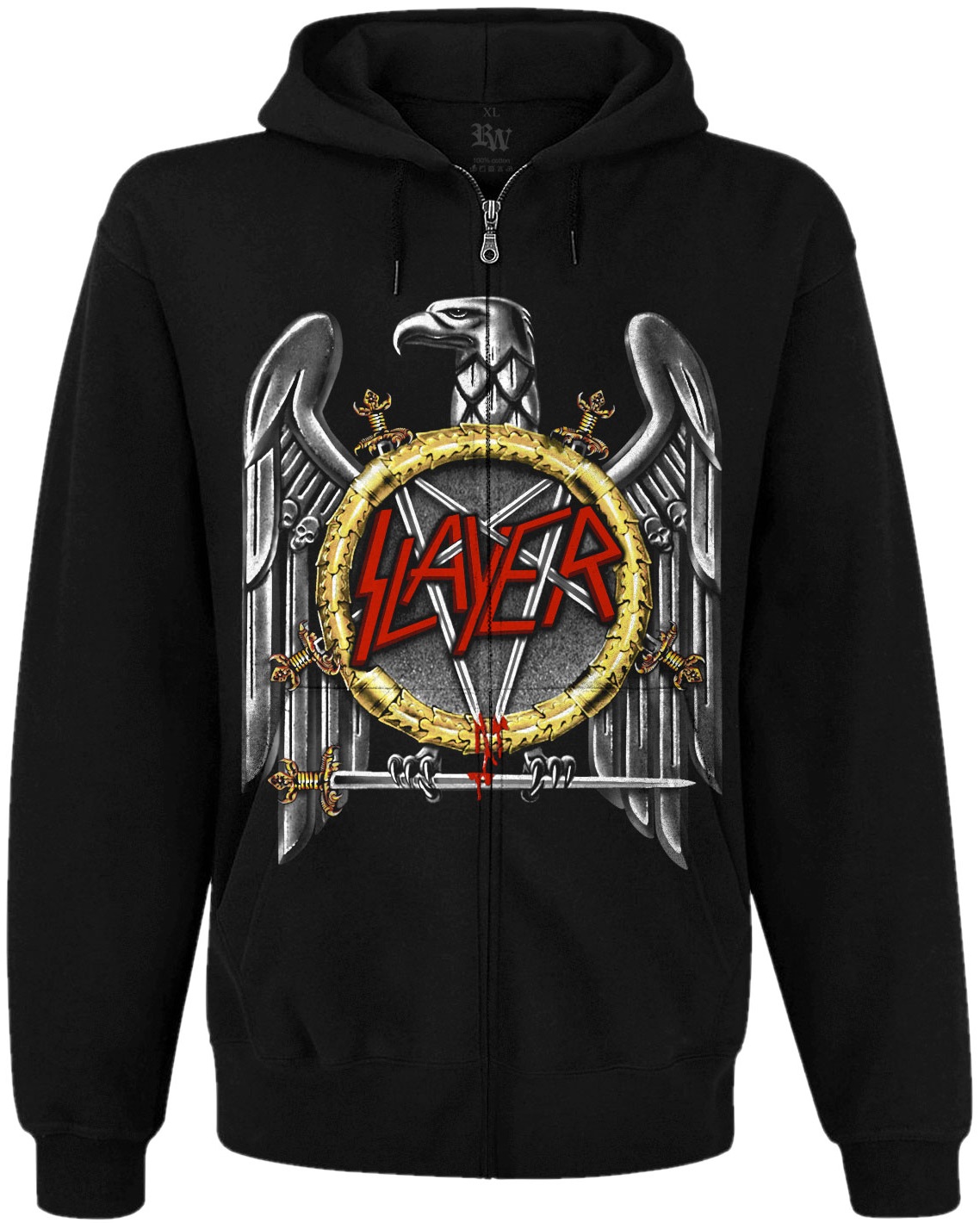 Худі Slayer (орел) на блискавці