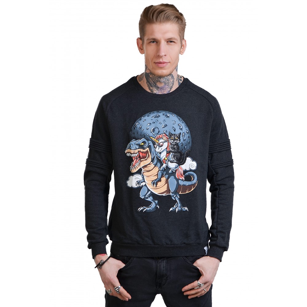 Світшот з котом, єдинорогом і Т-Рексом Urbanist