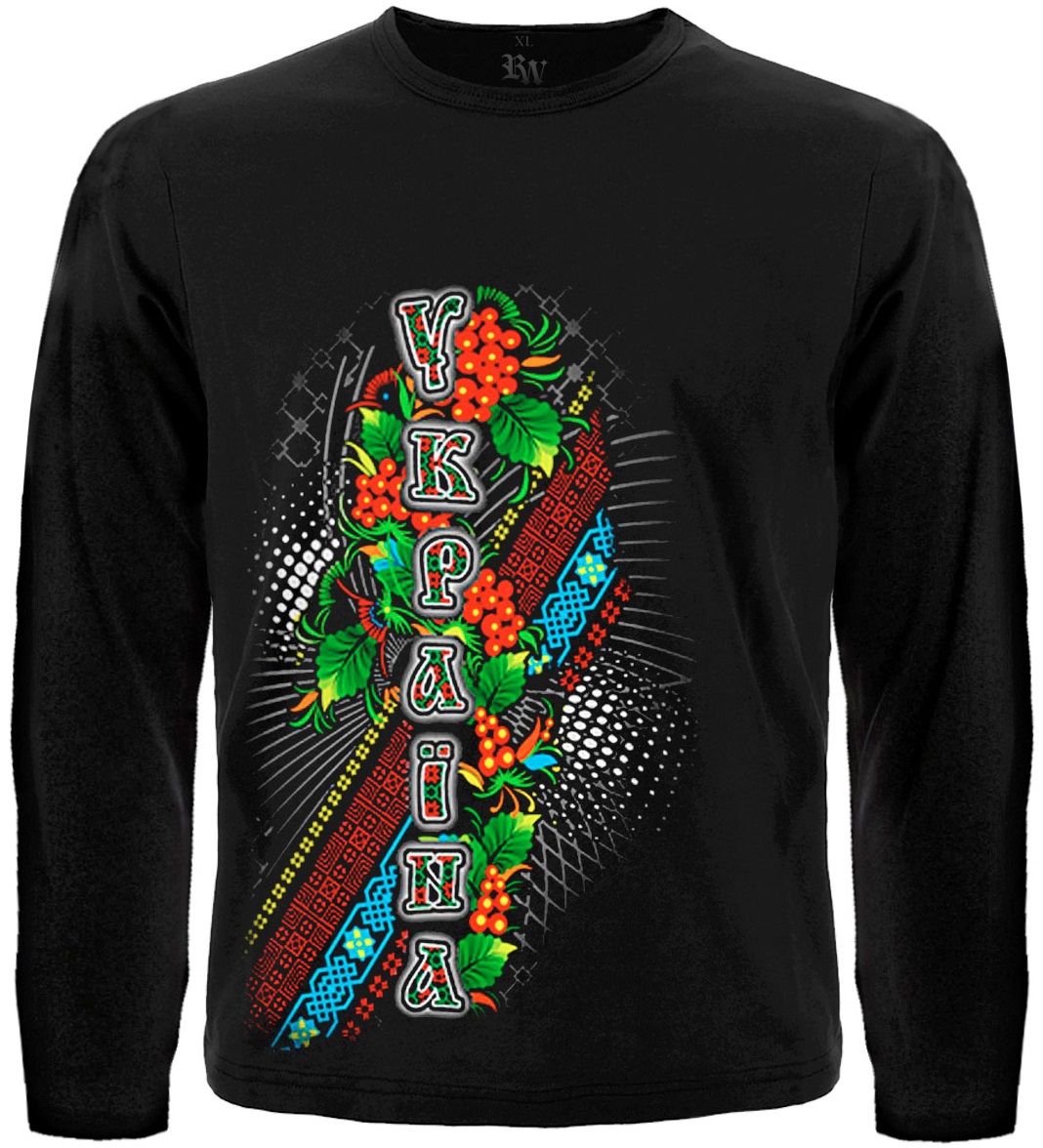 Футболка з довгим рукавом Калина